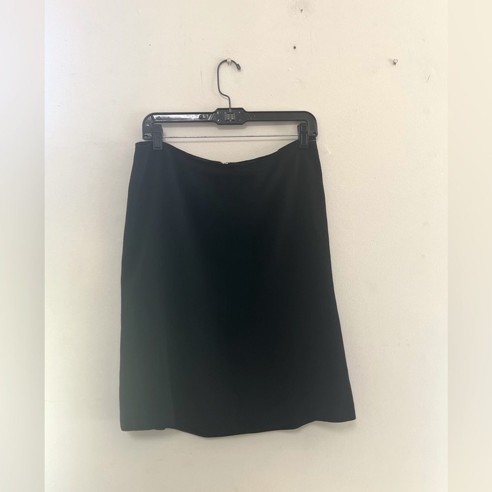 CHANEL Timeless Vintage Black Skirt Knee-Length Workwear